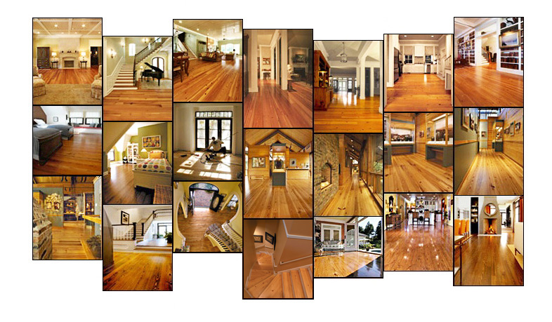 Installations of fine hardwood flooring, solid and engineered, unfinished and prefinished, all manufactured by Southern Wood Floors.